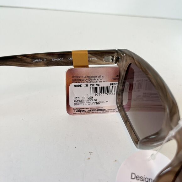 Foster Grant Style for You Tinted Lense Sunglasses Low Bridge Green Brown NWT’s - Picture 7 of 10